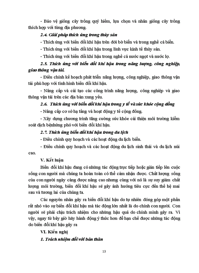 image for page Tác động của biến đổi khí hậu và giải pháp ứng phó với biến đổi khí hậu tại Việt Nam