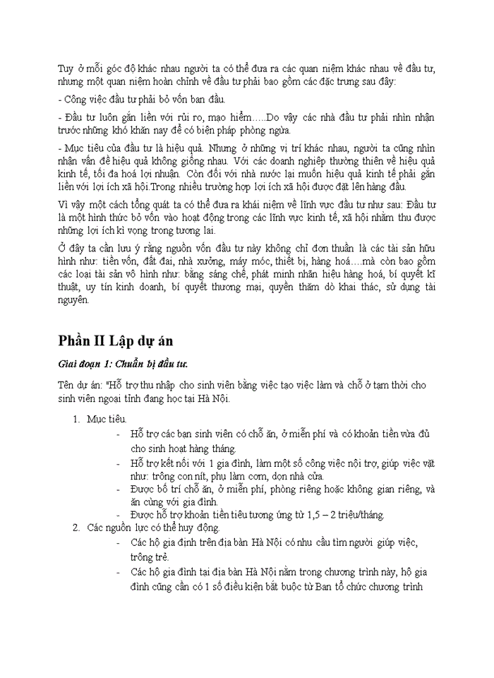image for page Hỗ trợ thu nhập cho sinh viên bằng việc tạo việc làm và chỗ ở tạm thời cho sinh viên ngoại tỉnh đang học tại Hà Nội