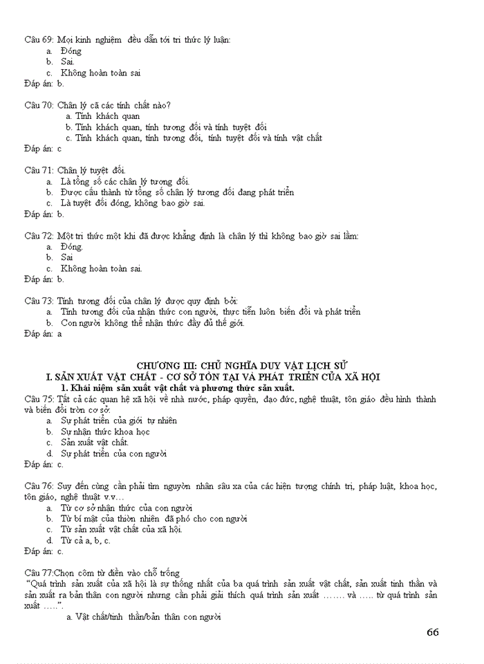 image for page Triết mác NGÂN HÀNG CÂU HÁI MÔN NHẬP MÔN NHỮNG NGUYÊN LÍ CƠ BẢN CỦA CHỦ NGHĨA MÁC LÊNIN 1