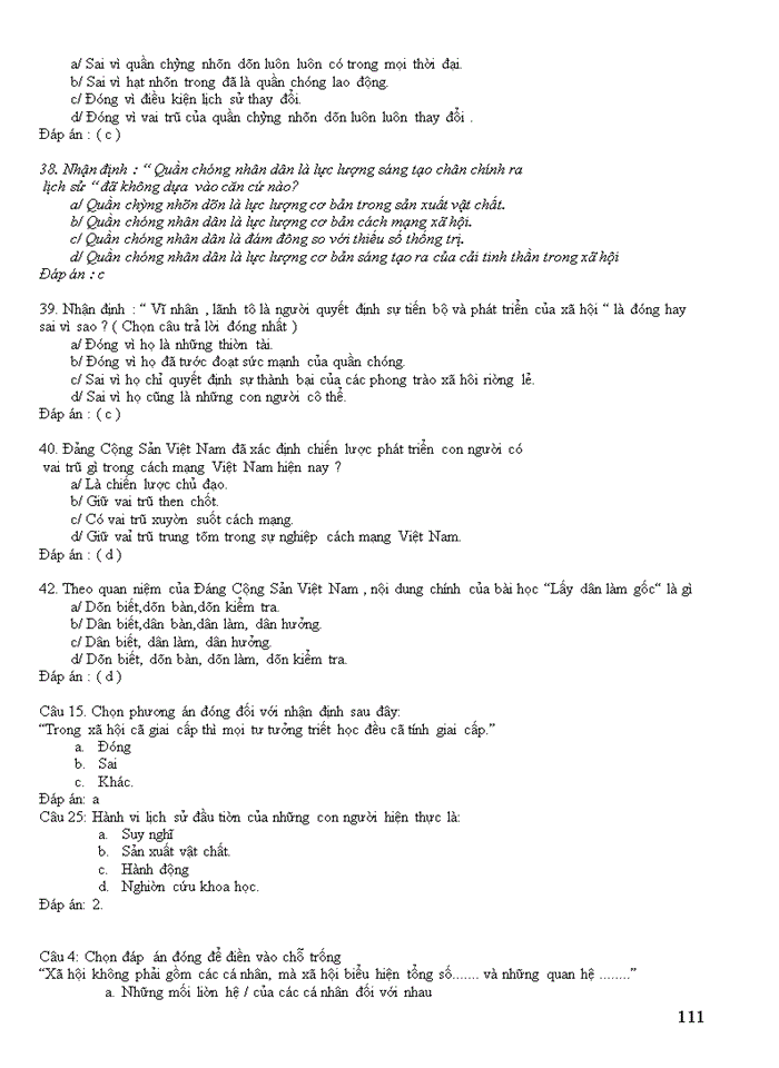 image for page Triết mác NGÂN HÀNG CÂU HÁI MÔN NHẬP MÔN NHỮNG NGUYÊN LÍ CƠ BẢN CỦA CHỦ NGHĨA MÁC LÊNIN 1