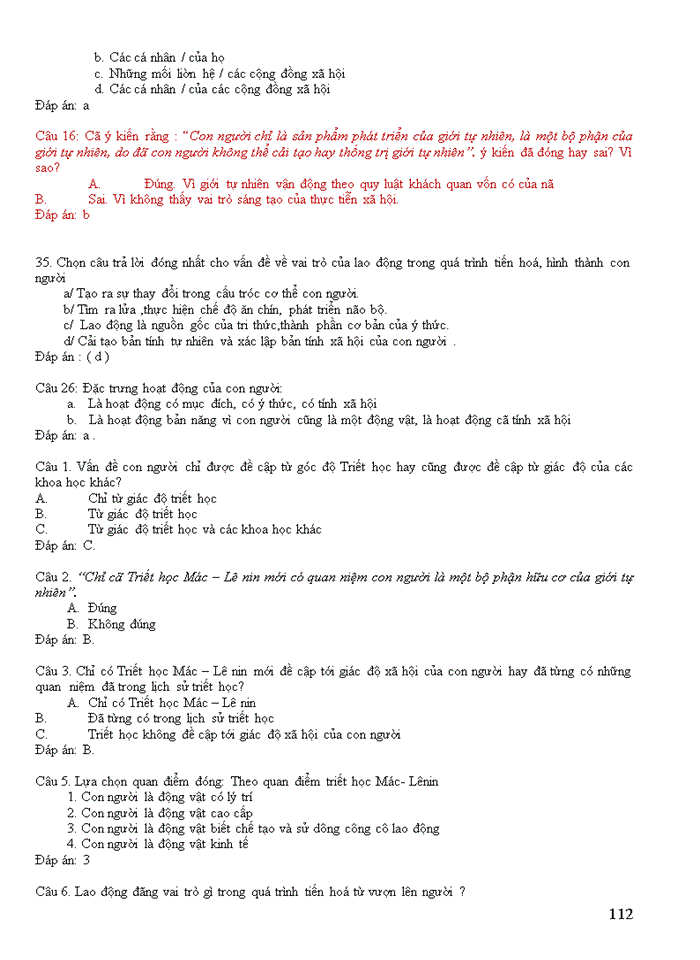 image for page Triết mác NGÂN HÀNG CÂU HÁI MÔN NHẬP MÔN NHỮNG NGUYÊN LÍ CƠ BẢN CỦA CHỦ NGHĨA MÁC LÊNIN 1