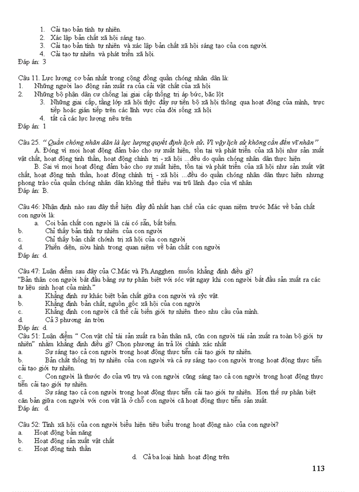 image for page Triết mác NGÂN HÀNG CÂU HÁI MÔN NHẬP MÔN NHỮNG NGUYÊN LÍ CƠ BẢN CỦA CHỦ NGHĨA MÁC LÊNIN 1