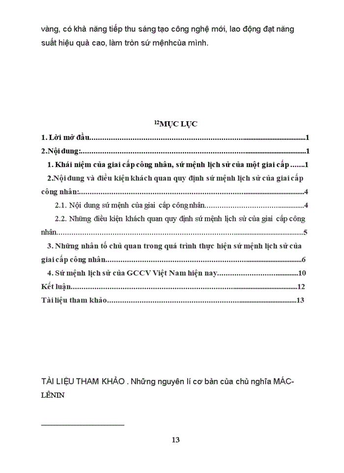 image for page Triết mác Khái niệm của giai cấp công nhân sứ mệnh lịch sử của một giai cấp