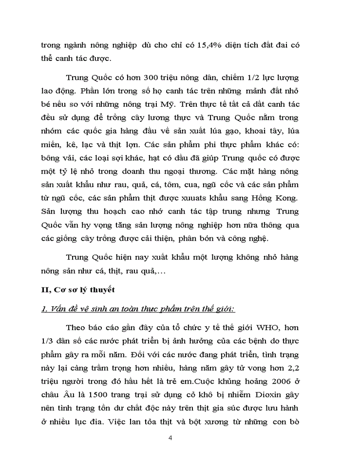 image for page Thực trạng vệ sinh an toàn thực phẩm của nông sản xuất khẩu Trung Quốc hiện nay