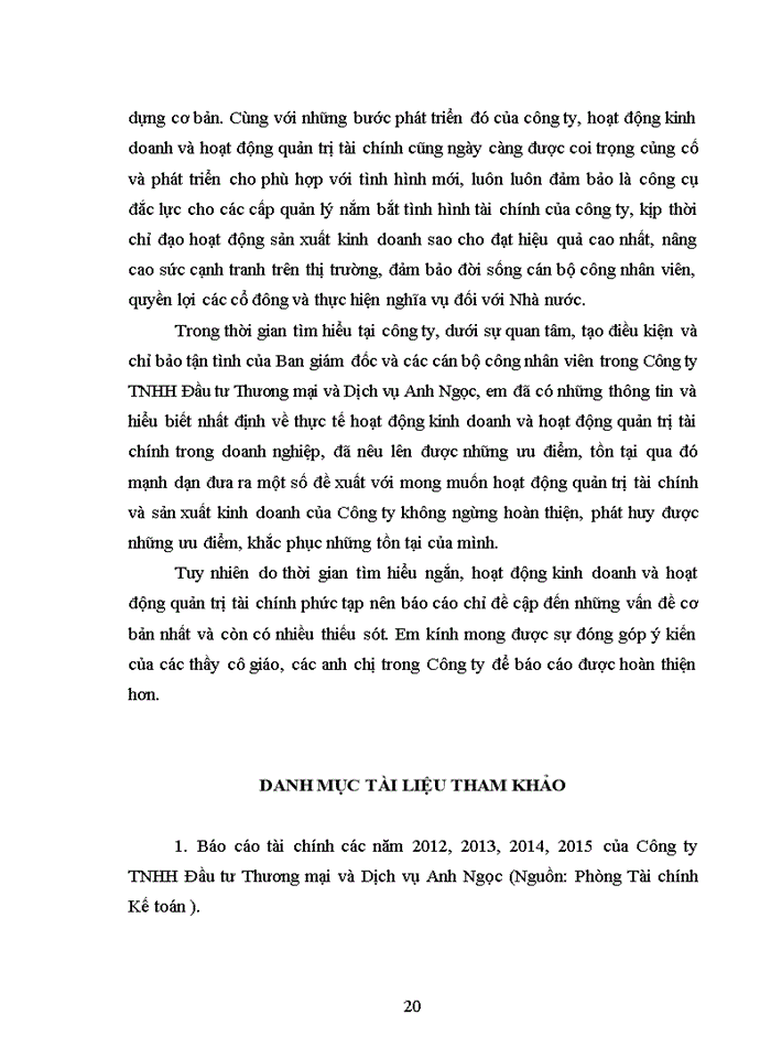 image for page Báo cáo CÔNG TY Trách nhiệm hữu hạn ĐẦU TƯ THƯƠNG MẠI VÀ DỊCH VỤ ANH NGỌC