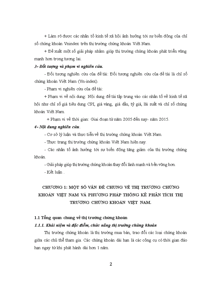 image for page Vận dụng phương pháp hồi quy để tìm mối quan hệ giữa các nhân tố kinh tế xã hội và thị trường chứng khoán Việt Nam