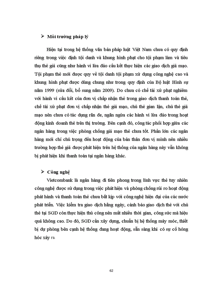 image for page Quản trị rủi ro trong hoạt động kinh doanh thẻ tín dụng tại Ngân hàng TMCổ phần Ngoại Thương Việt Nam Sở Giao Dịch