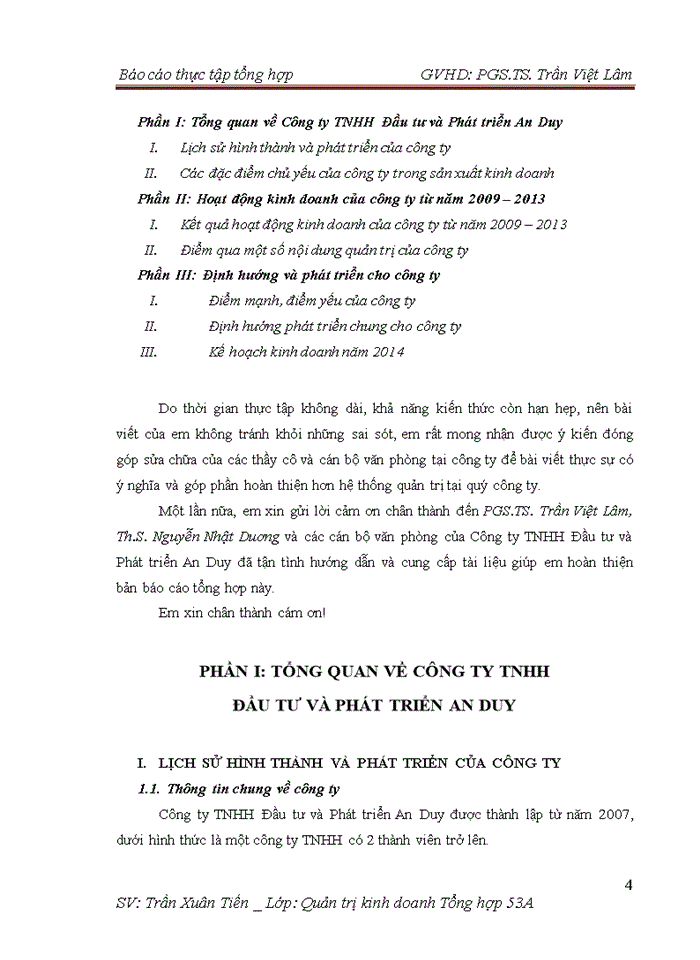 image for page Báo cáo Công ty Trách nhiệm hữu hạn Đầu tư và Phát triển An Duy