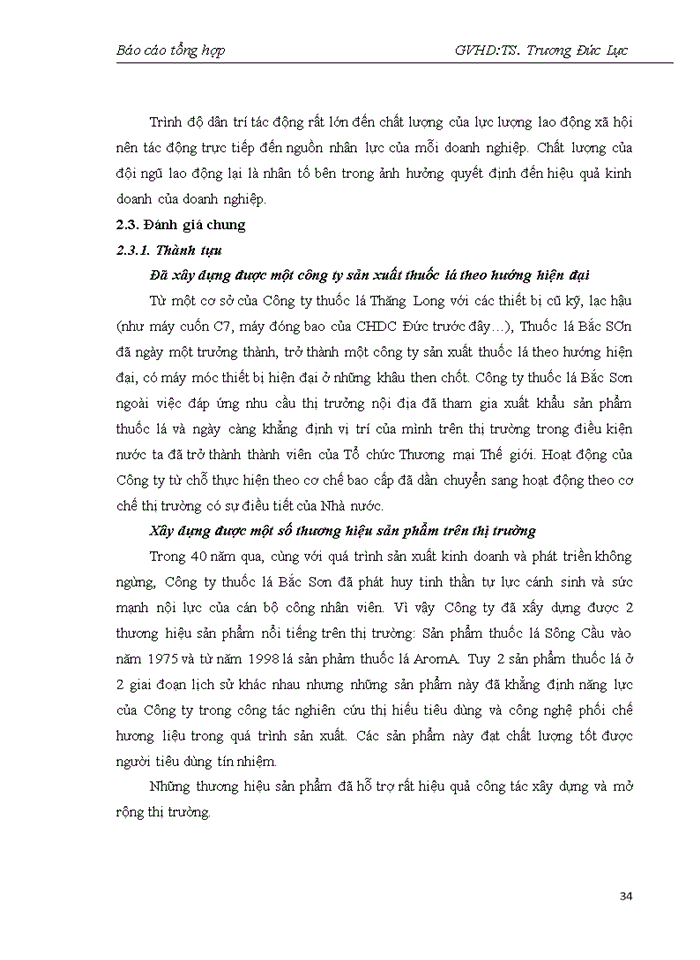 image for page Báo cáo Công ty trách nhiệm hữu hạn một thành viên Thuốc lá Bắc Sơn