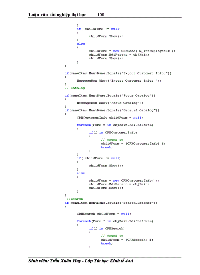 image for page Ths Xây dựng phần mềm quản trị quan hệ khách hàng tại công ty công nghệ tin học Tinh Vân
