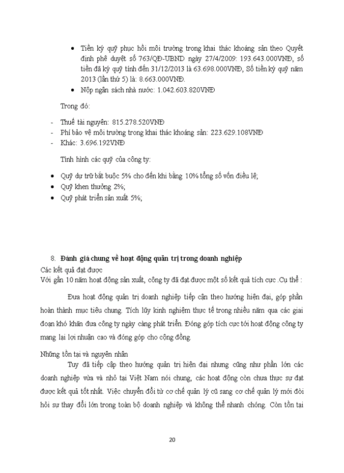 image for page Báo cáo Tổng quan về công ty THHH Hải Cung