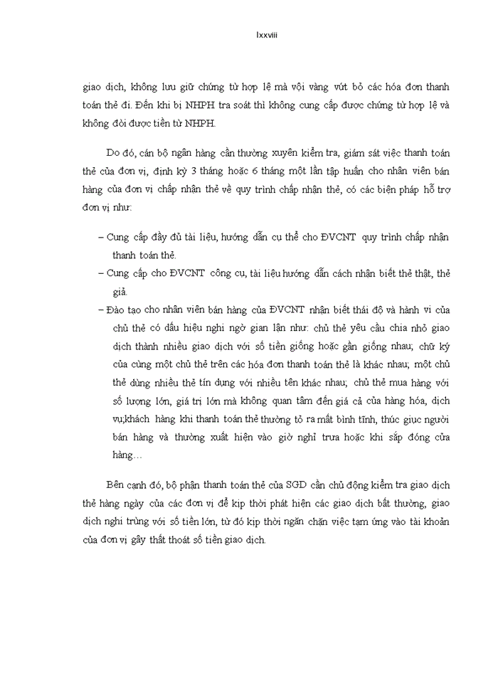 image for page Ths Quản trị rủi ro trong hoạt động kinh doanh thẻ tín dụng tại Ngân hàng Thương Mại Cổ Phần Ngoại Thương Việt Nam Sở Giao Dịch