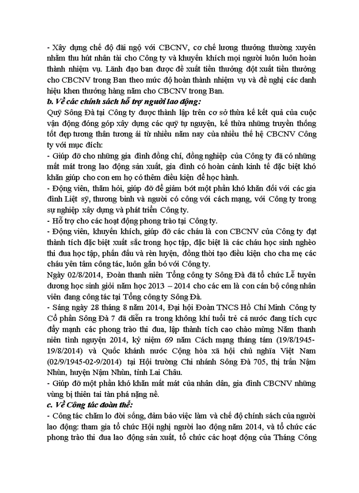 image for page Báo cáo xây Dựng Doanh nghiệp lựa chọn công ty cổ phần Sông Đà 7