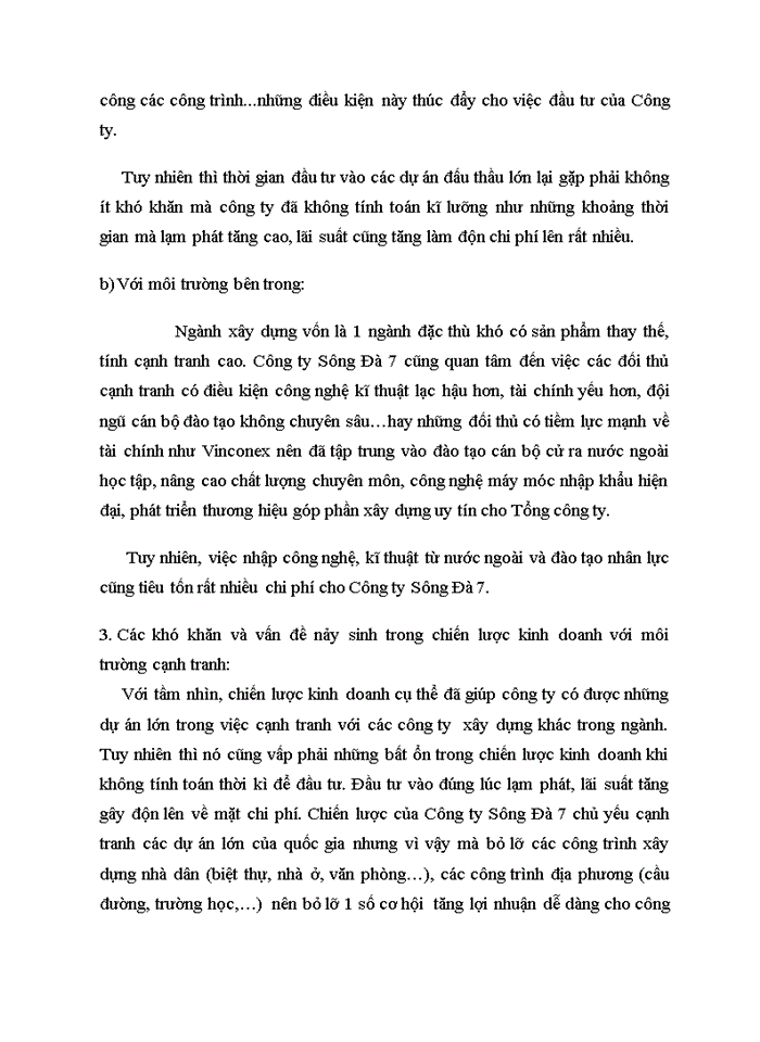 image for page Báo cáo xây Dựng Doanh nghiệp lựa chọn công ty cổ phần Sông Đà 7