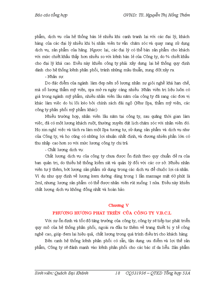 image for page Báo cáo Đánh giá các hoạt động quản trị của của Công ty Trách nhiệm hữu hạn Thương mại và đầu tư Venus Beauty Care Line