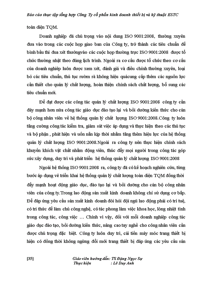 image for page Báo cáo thực tập tổng hợp Công Ty cổ phần kinh doanh thiết bị và kỹ thuật ESTC