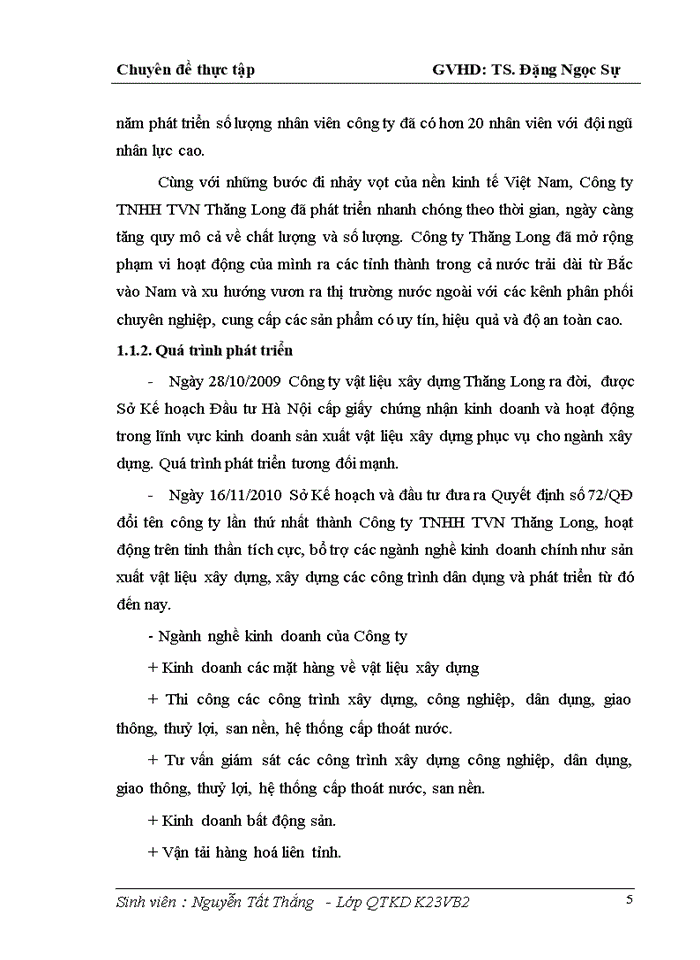 image for page Đổi mới quản trị dự án xây dựng tại Công ty Trách nhiệm hữu hạn TVN Thăng Long