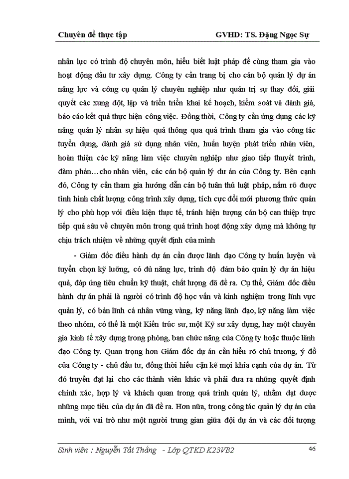 image for page Đổi mới quản trị dự án xây dựng tại Công ty Trách nhiệm hữu hạn TVN Thăng Long