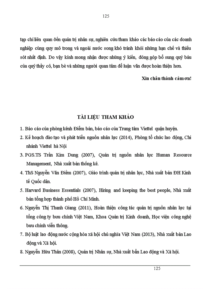 image for page Phân tích và đề xuất một số biện pháp về hoàn thiện công tác quản trị nhân sự tại kênh điểm bán chi nhánh viettel Hà Nội