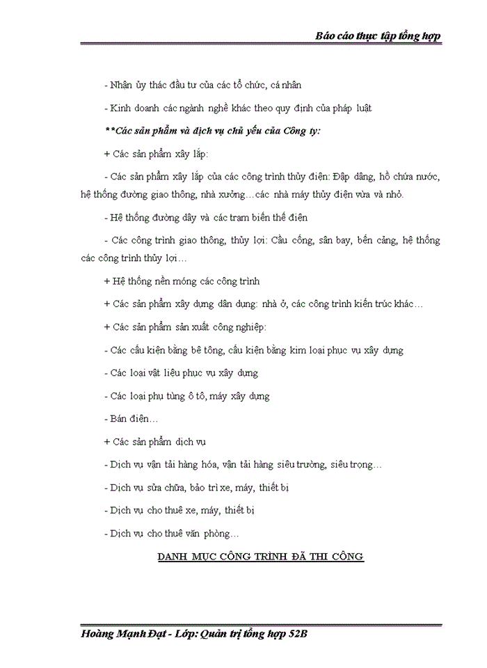 image for page Báo cáo Kết Quả Hoạt Động Sản Xuất Kinh Doanh Của Công Ty Cổ Phần Xây Dựng Sông Đà 9