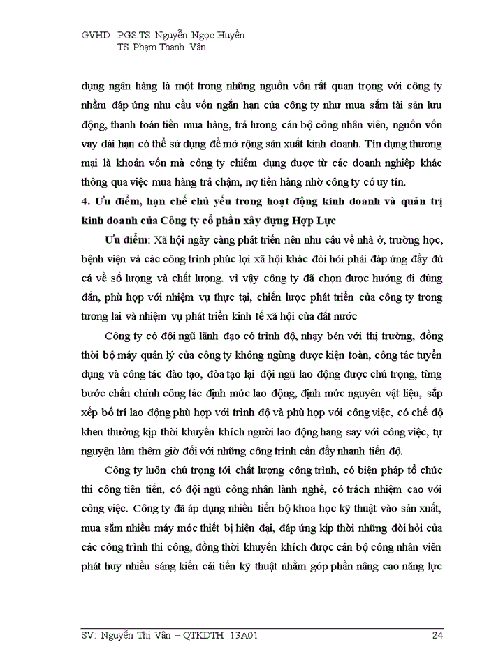 image for page Báo cáo Công ty cổ phần xây dựng Hợp Lực