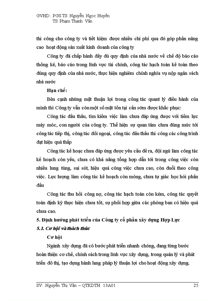 image for page Báo cáo Công ty cổ phần xây dựng Hợp Lực