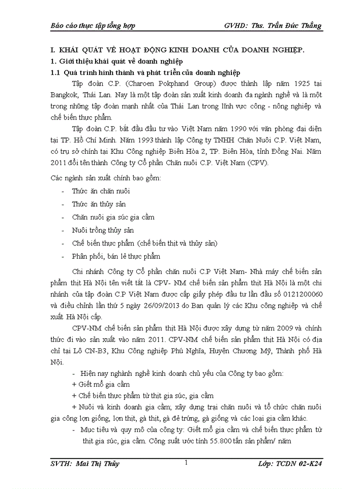 image for page TÌNH HÌNH HOẠT ĐỘNG SẢN XUẤT KINH DOANH CỦA DOANH NGHIỆP TRONG NĂM GẦN ĐÂY