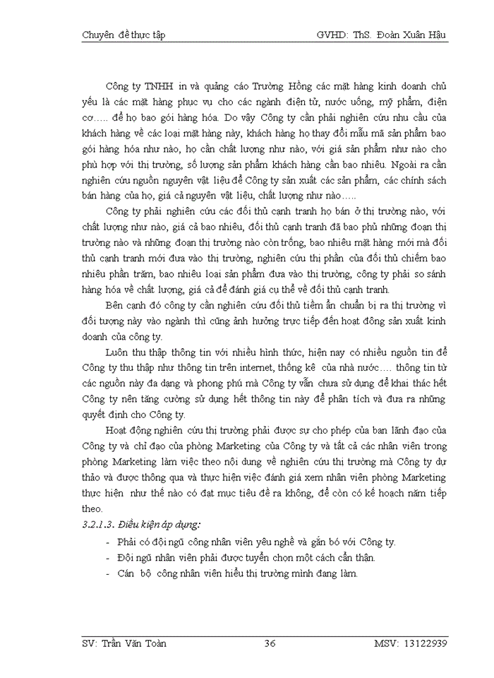 image for page Quản trị bán hàng của Công ty Trách nhiệm hữu hạn in và quảng cáo Trường Hồng