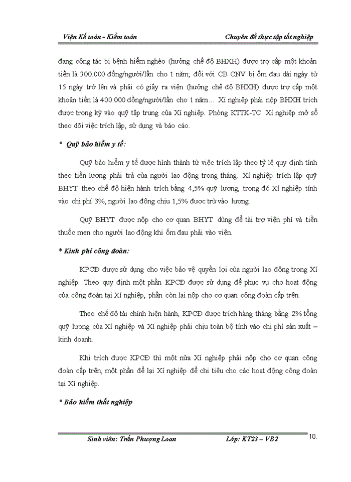 image for page Hoàn thiện kế toán tiền lương và các khoản trích theo lương tại Xí nghiệp xử lý nước Uông Bí