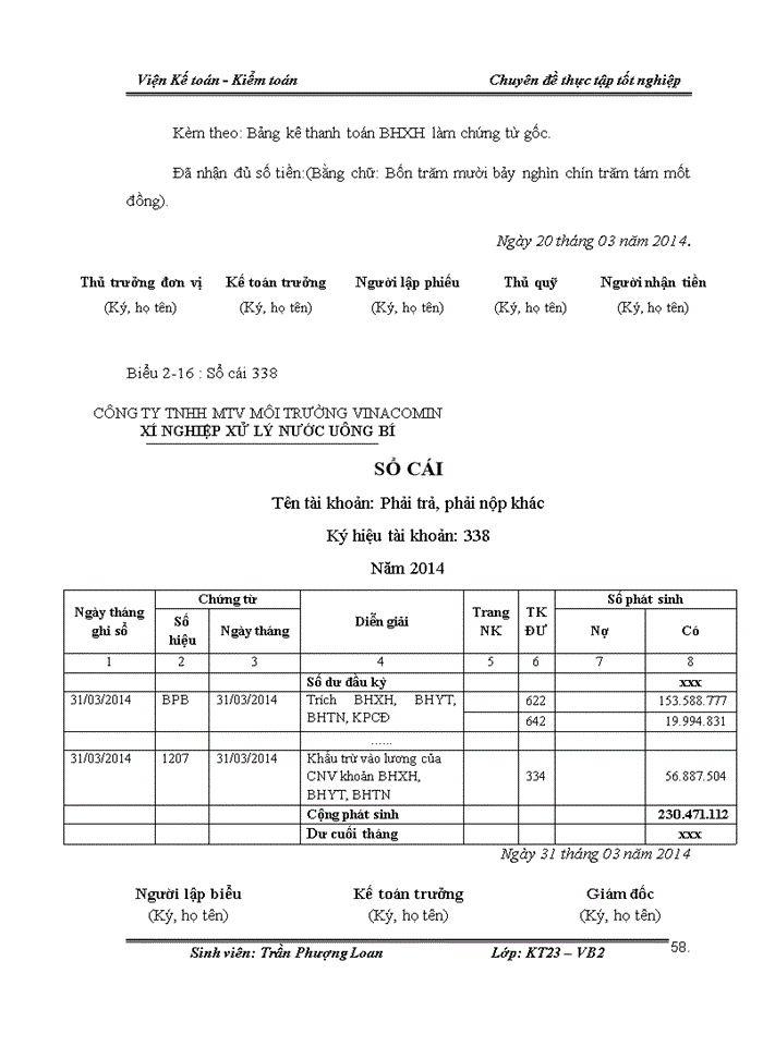 image for page Hoàn thiện kế toán tiền lương và các khoản trích theo lương tại Xí nghiệp xử lý nước Uông Bí