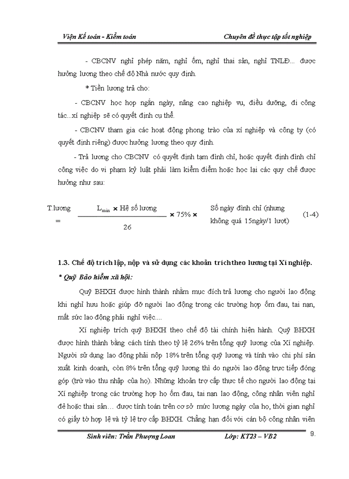 image for page Hoàn thiện kế toán tiền lương và các khoản trích theo lương tại Xí nghiệp xử lý nước Uông Bí