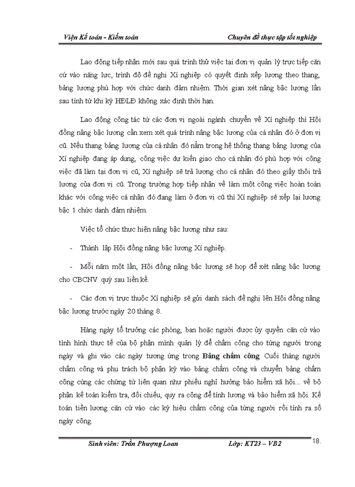 image for page Hoàn thiện kế toán tiền lương và các khoản trích theo lương tại Xí nghiệp xử lý nước Uông Bí