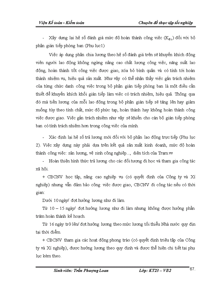 image for page Hoàn thiện kế toán tiền lương và các khoản trích theo lương tại Xí nghiệp xử lý nước Uông Bí