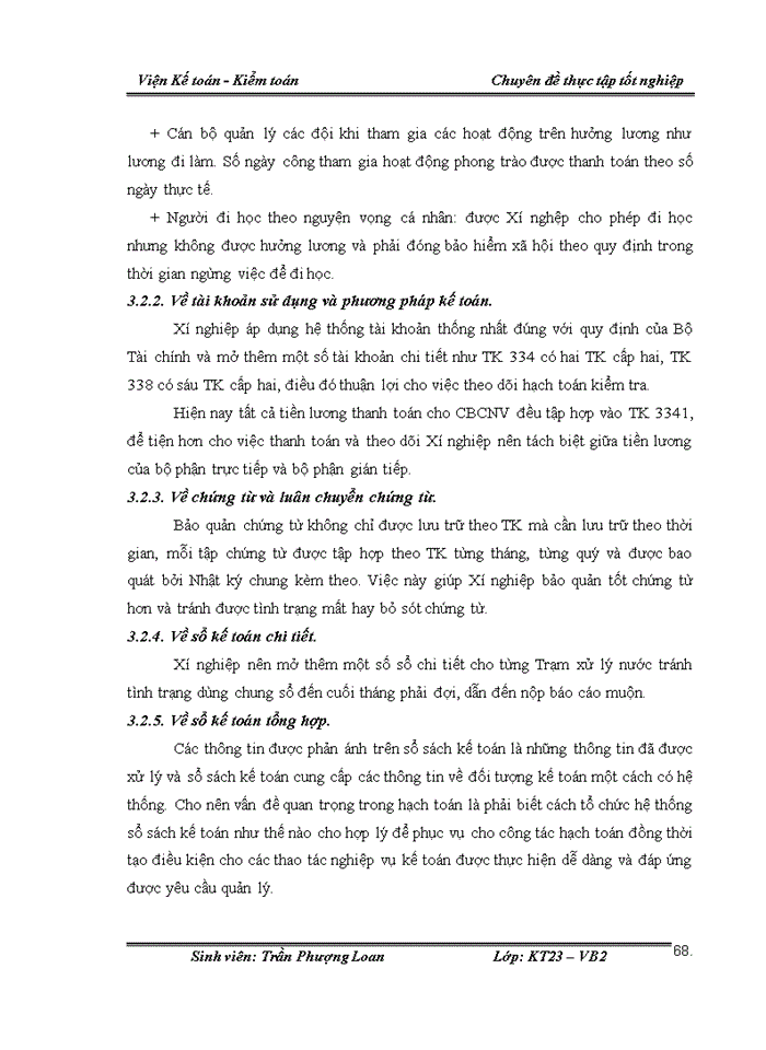 image for page Hoàn thiện kế toán tiền lương và các khoản trích theo lương tại Xí nghiệp xử lý nước Uông Bí