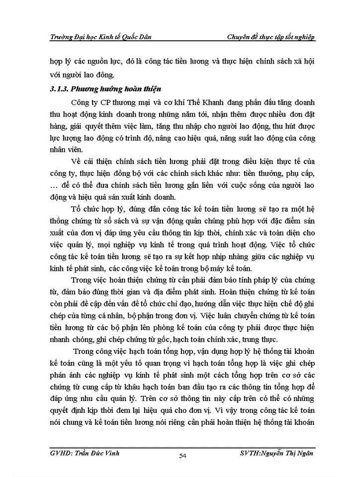 image for page HOÀN THIỆN KẾ TOÁN TIỀN LƯƠNG VÀ CÁC KHOẢN TRÍCH THEO LƯƠNG TẠI CÔNG TY CỔ PHẦN THƯƠNG MẠI VÀ CƠ KHÍ THẾ KHANH
