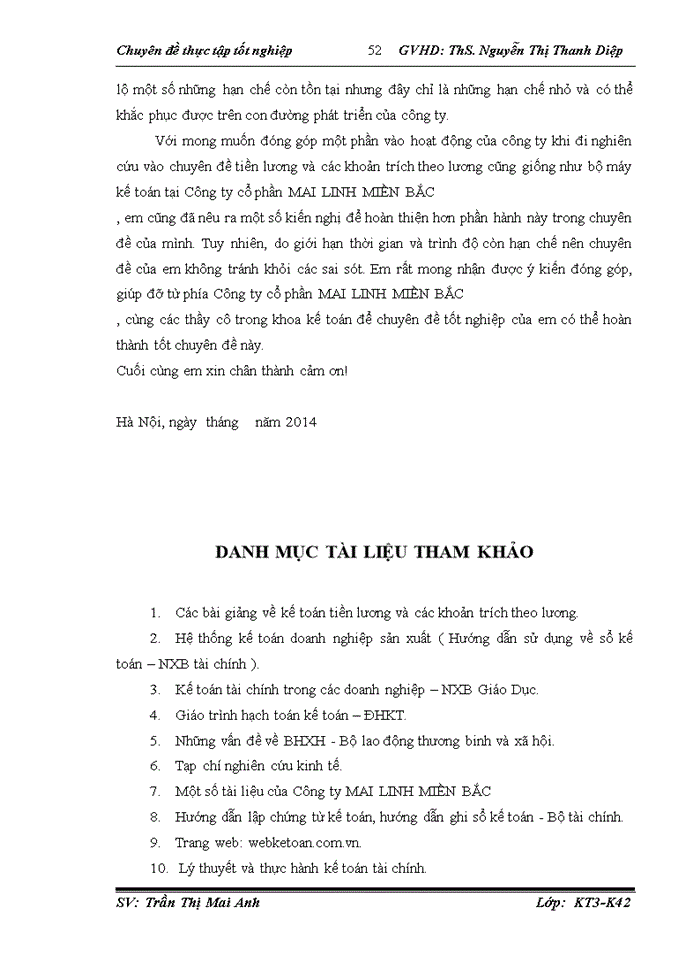 image for page HOÀN THIỆN KẾ TOÁN TIỀN LƯƠNG VÀ CÁC KHOẢN TRÍCH THEO LƯƠNG TẠI CÔNG TY