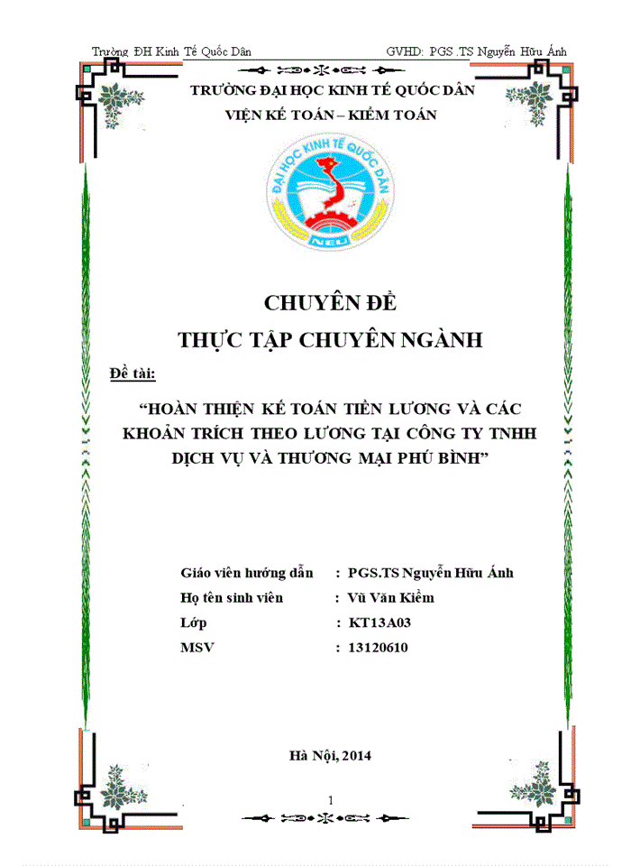 image for page HOÀN THIỆN KẾ TOÁN TIỀN LƯƠNG VÀ CÁC KHOẢN TRÍCH THEO LƯƠNG TẠI CÔNG TY Trách nhiệm hữu hạn DỊCH VỤ VÀ THƯƠNG MẠI PHÚ BÌNH