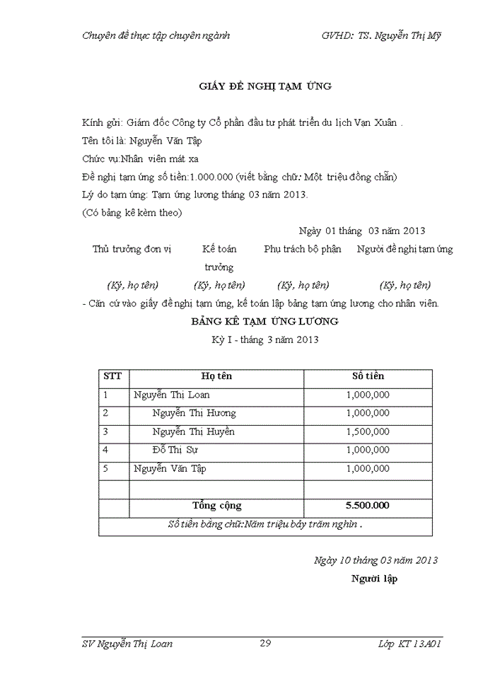 image for page Hoàn thiện kế toán tiền lương và các khoản trích theo lương tại công ty cổ phần đầu tư phát triển du lịch Vạn Xuân