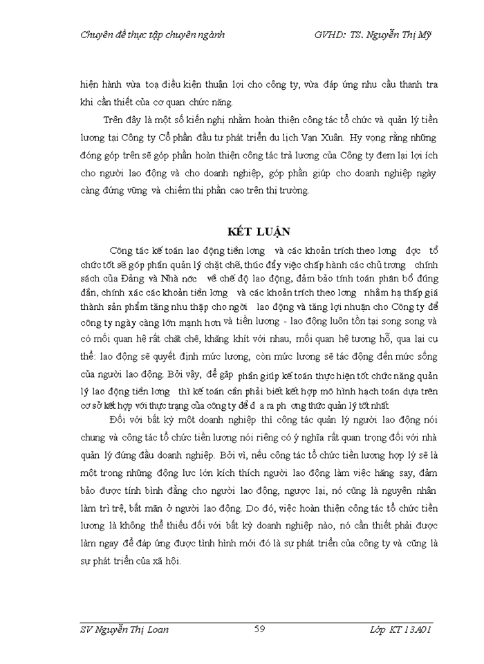 image for page Hoàn thiện kế toán tiền lương và các khoản trích theo lương tại công ty cổ phần đầu tư phát triển du lịch Vạn Xuân