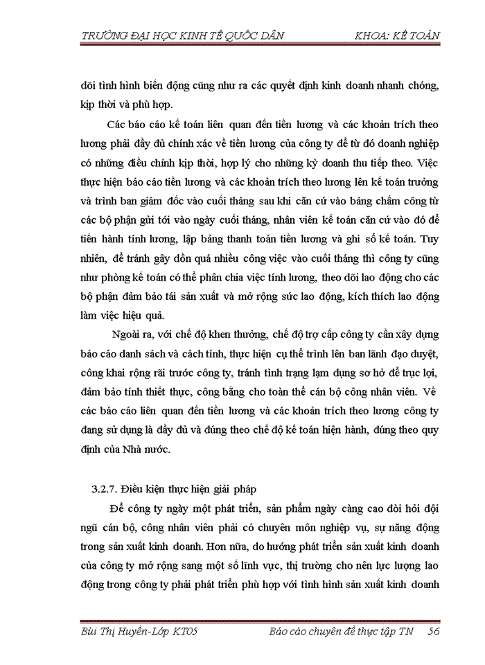 image for page Hoàn thiện kế toán tiền lương và các khoản trích theo lương tại công ty Trách nhiệm hữu hạn Một thành viên Hà Thành