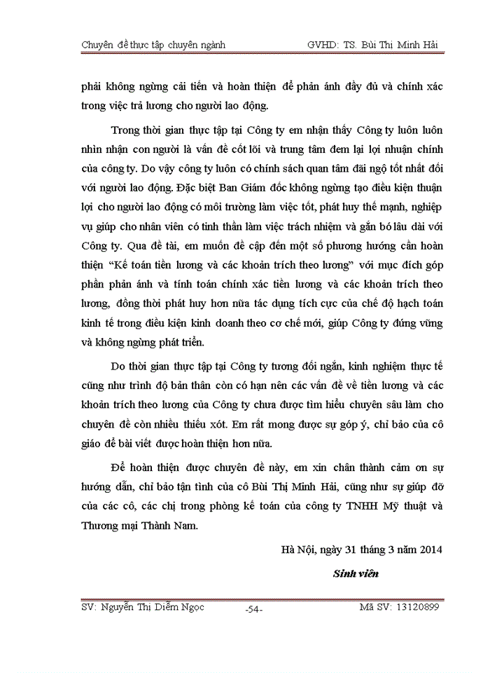 image for page Hoàn thiện kế toán tiền lương và các khoản trích theo lương tại Công ty Trách nhiệm hữu hạn Mỹ thuật và Thương mại Thành Nam