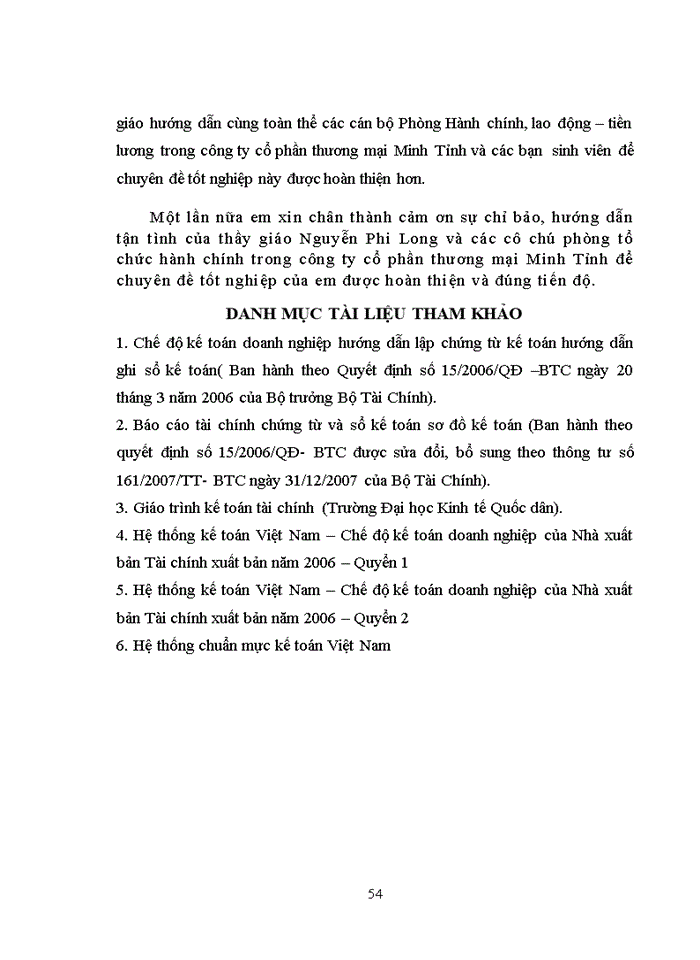 image for page Kế toán tiền lương và các khoản trích theo lương tại công ty cổ phần thương mại Minh Tỉnh