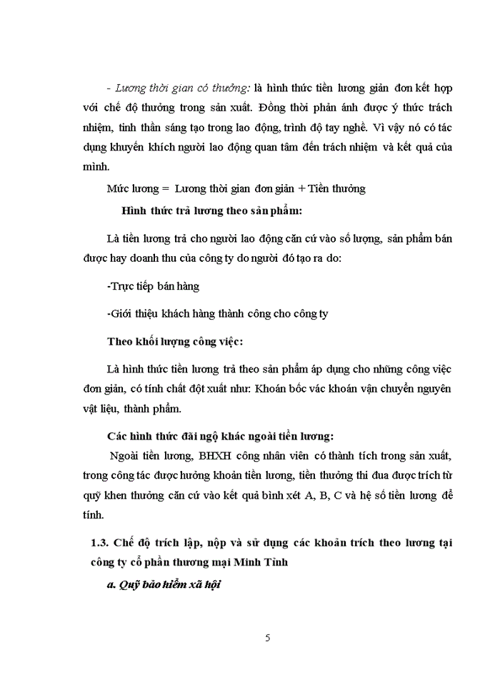 image for page Kế toán tiền lương và các khoản trích theo lương tại công ty cổ phần thương mại Minh Tỉnh