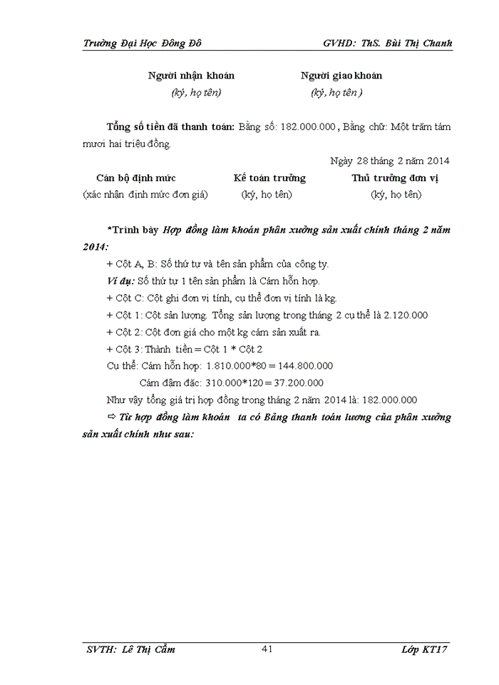 image for page Kế toán tiền lương và các khoản trích theo lương tại Công ty Cổ phần Sông Hoàng