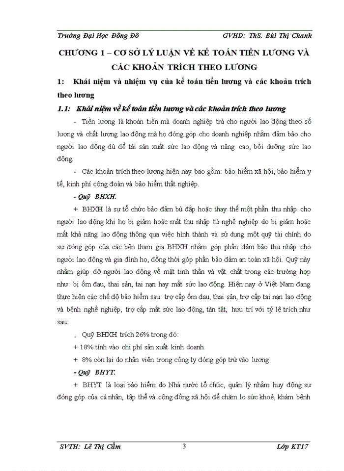 image for page Kế toán tiền lương và các khoản trích theo lương tại Công ty Cổ phần Sông Hoàng