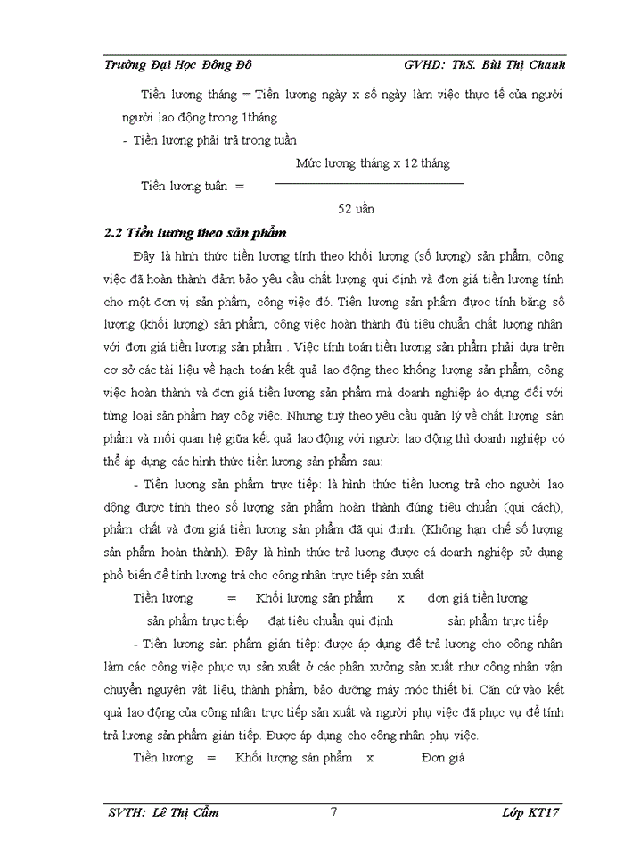 image for page Kế toán tiền lương và các khoản trích theo lương tại Công ty Cổ phần Sông Hoàng