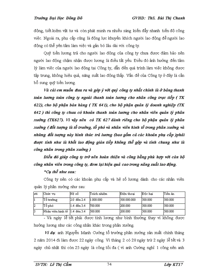 image for page Kế toán tiền lương và các khoản trích theo lương tại Công ty Cổ phần Sông Hoàng