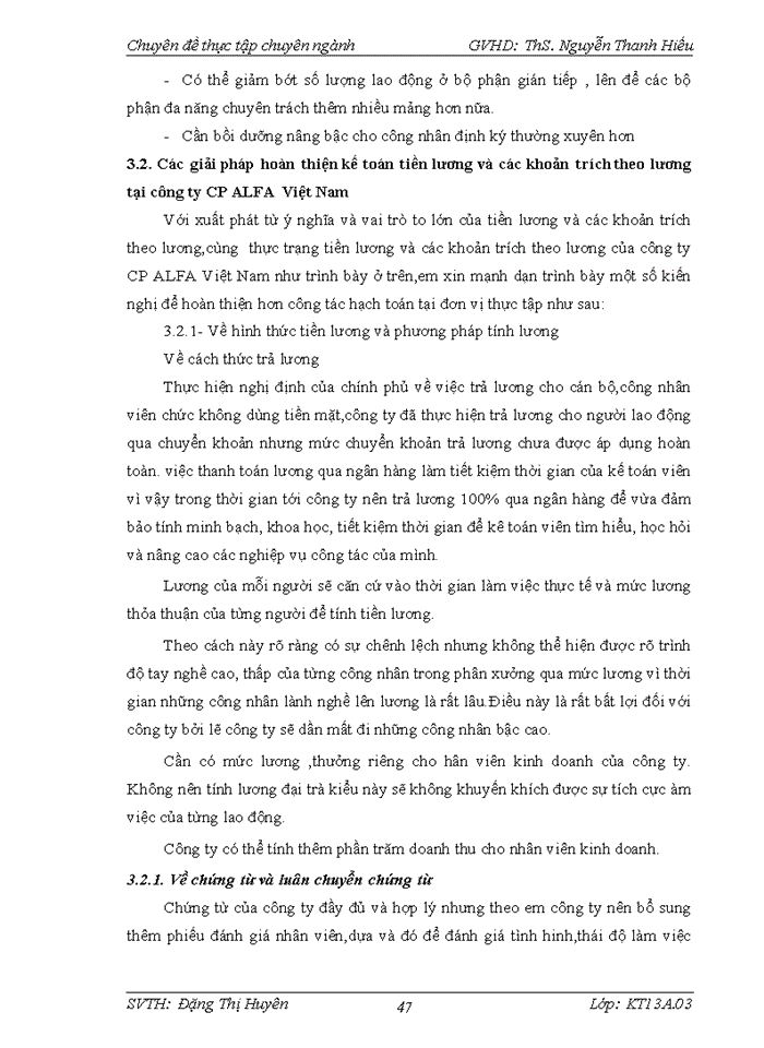 image for page HOÀN THIỆN KẾ TOÁN TIỀN LƯƠNG VÀ CÁC KHOẢN TRÍCH THEO LƯƠNG TẠI CÔNG TY Cổ phần ALFA VIỆT NAM