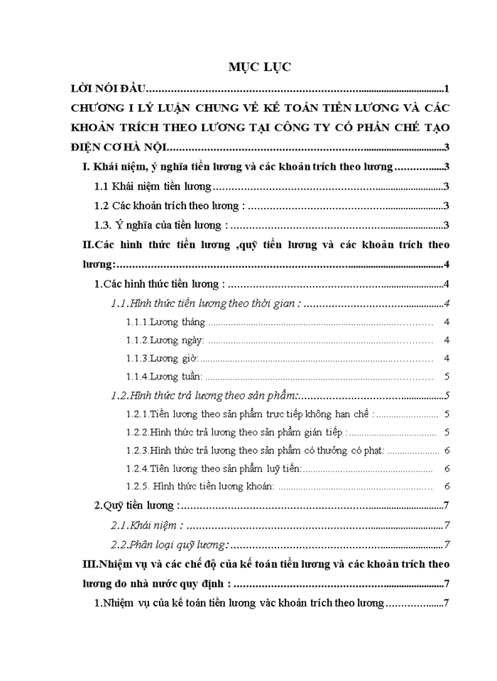 image for page Thực trạng công tác kế toán tiền lương và các khoản trích theo lương tại Công ty cổ phần chế tạo điện cơ Hà Nội