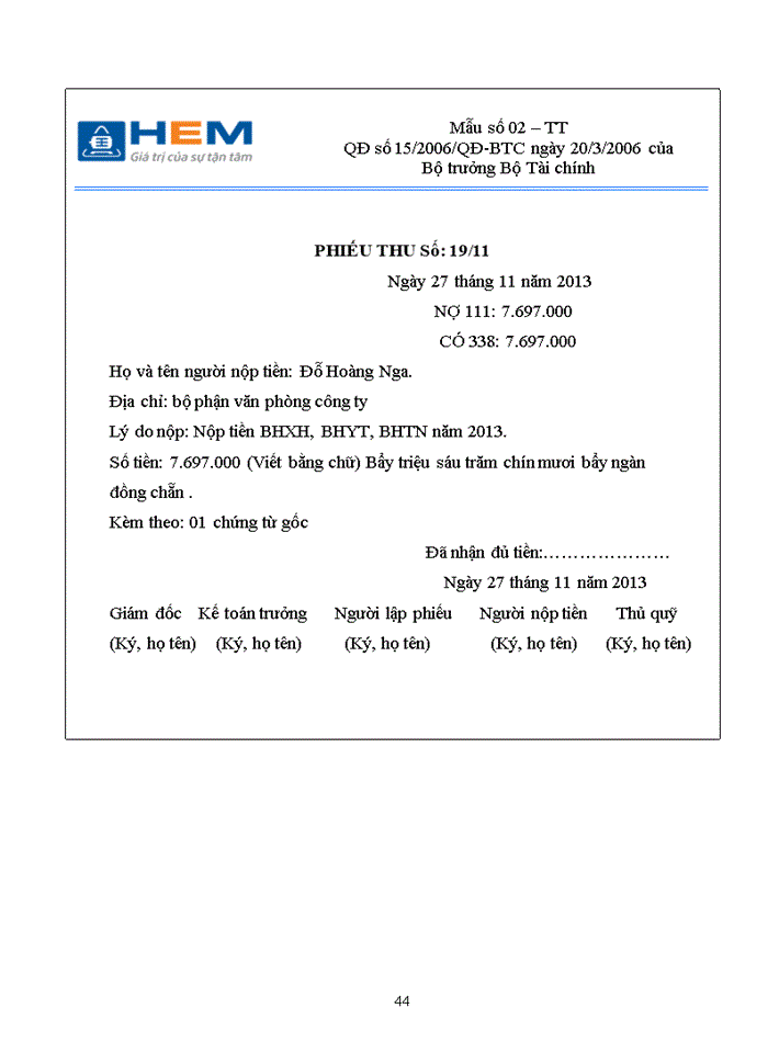 image for page Thực trạng công tác kế toán tiền lương và các khoản trích theo lương tại Công ty cổ phần chế tạo điện cơ Hà Nội